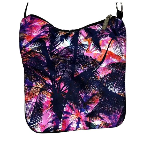 LeSportsac Maui Kylie Crossbody Shoulder Bag Pink Purple NWOT - Picture 7 of 7